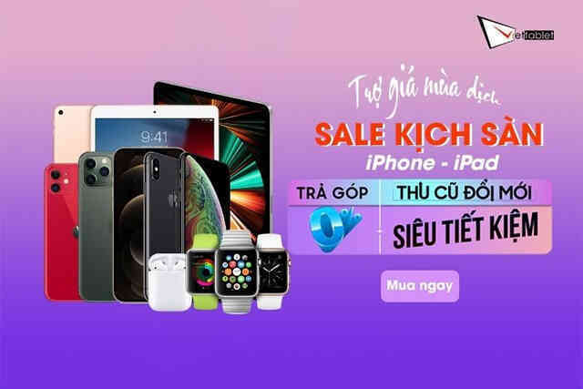 Trợ giá mùa dịch - iPhone 7, 8 Plus, XR, 11 Pro Max giảm giá đến 5.5 triệu tại Viettablet!