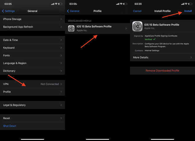Hướng dẫn nâng cấp lên iOS 15 Beta - Ảnh 5. Hướng dẫn nâng cấp lên iOS 15 Beta - Ảnh 5.