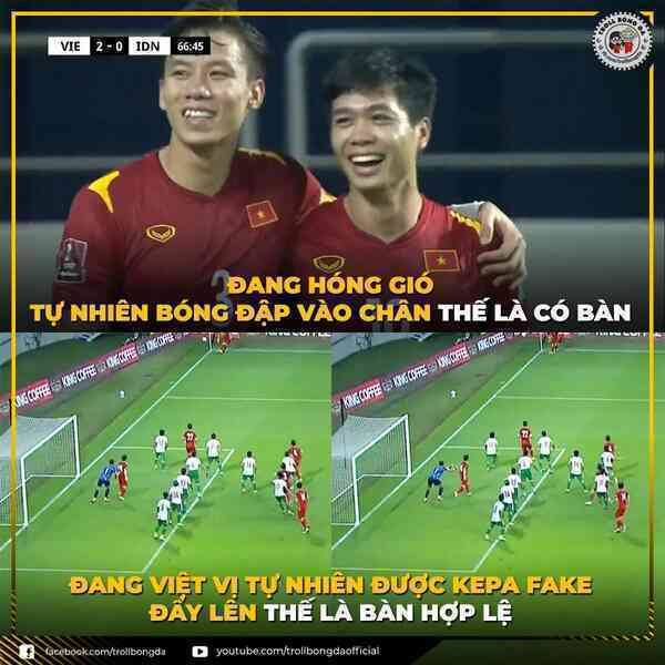 Ngập tràn ảnh chế sau trận thắng của tuyển Việt Nam trước Indonesia