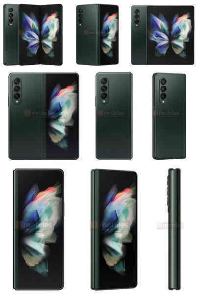Đây là Galaxy Z Fold3 và các tuỳ chọn màu sắc