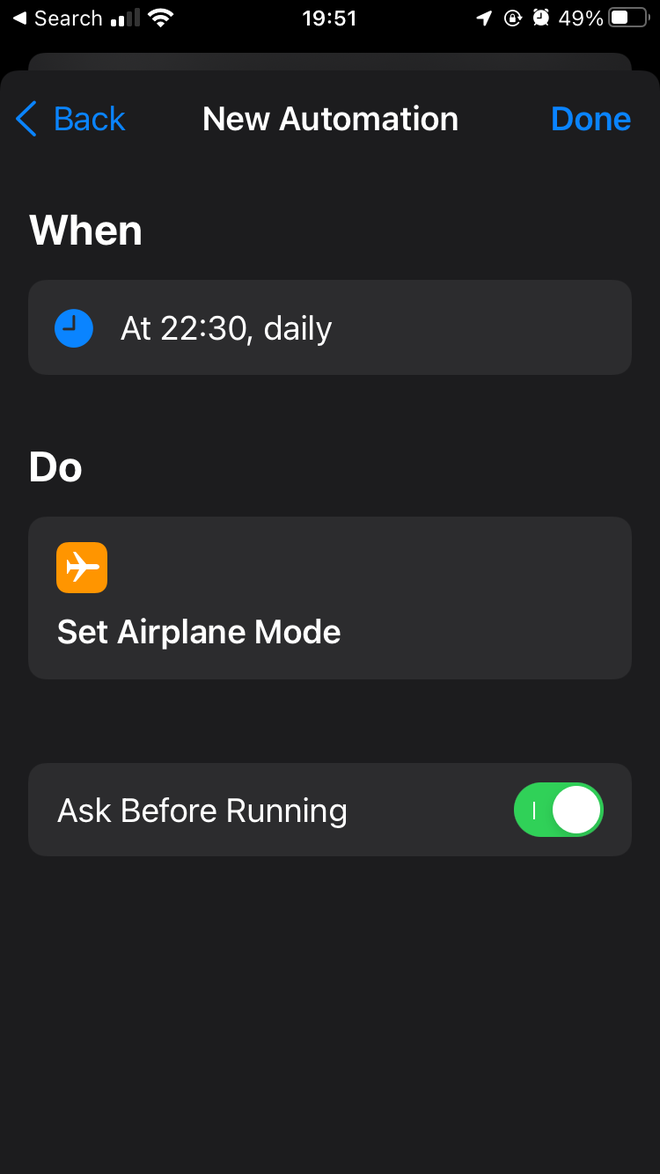 Mẹo tự tắt hết sóng thiết bị iOS để bạn yên tâm đi ngủ, không bận tâm tới sự đời - Ảnh 6. Mẹo tự tắt hết sóng thiết bị iOS để bạn yên tâm đi ngủ, không bận tâm tới sự đời - Ảnh 6.