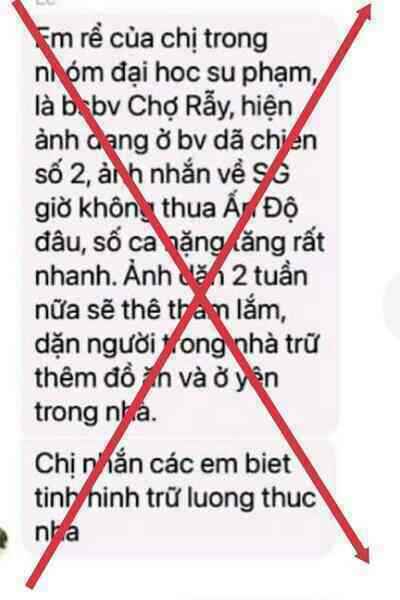 Bác tin đồn phong toả toàn TP.HCM
