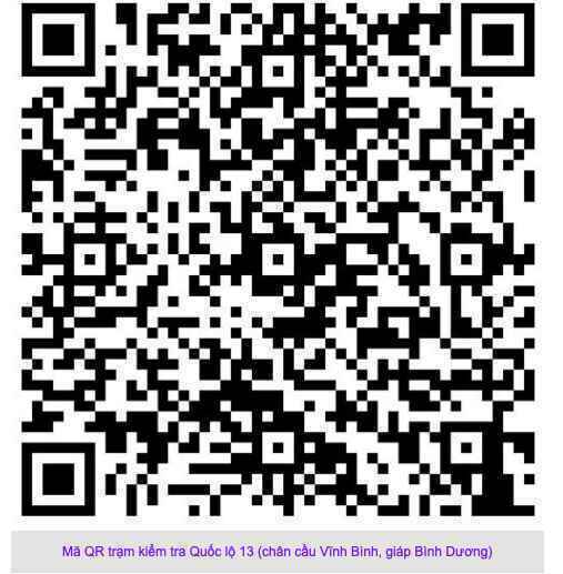TP.HCM: Quét mã QR tại các các trạm kiểm soát để tránh ùn ứ