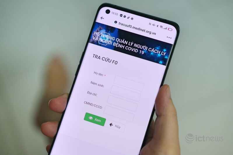 TPHCM: Triển khai ứng dụng tra cứu thông tin người thân đang điều trị Covid-19