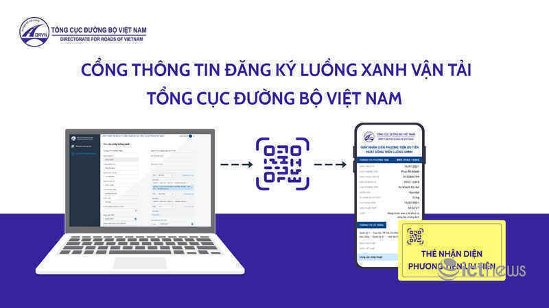 Ứng dụng công nghệ, cấp thẻ nhận diện xe ưu tiên hoạt động trên “luồng xanh” trong 4 phút