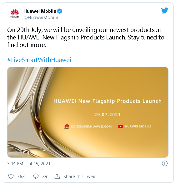 Huawei P50 sẽ chính thức ra mắt vào ngày 29 tháng 7 - Ảnh 2. Huawei P50 sẽ chính thức ra mắt vào ngày 29 tháng 7 - Ảnh 2.