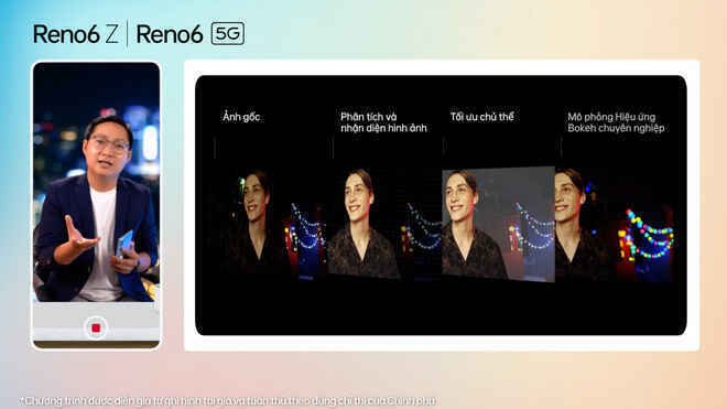 Nhìn lại những điểm khác biệt OPPO Reno6 series vừa thể hiện: nhiều tính năng camera thú vị, nhấn mạnh vai trò AI, thiết kế bắt mắt - Ảnh 3. Nhìn lại những điểm khác biệt OPPO Reno6 series vừa thể hiện: nhiều tính năng camera thú vị, nhấn mạnh vai trò AI, thiết kế bắt mắt - Ảnh 3.