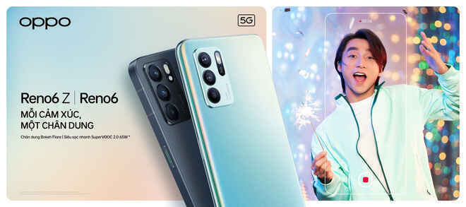 OPPO Reno6/6 Z 5G chính thức ra mắt: Thiết kế Reno Glow ấn tượng, camera nâng cấp, sạc nhanh VOOC đủ cả, giá từ 9.49 triệu