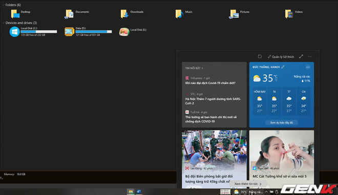 Bạn không thích Microsoft Edge? Đây là cách để "bắt" News and Interests mở bằng Chrome/Firefox... trên Windows 10