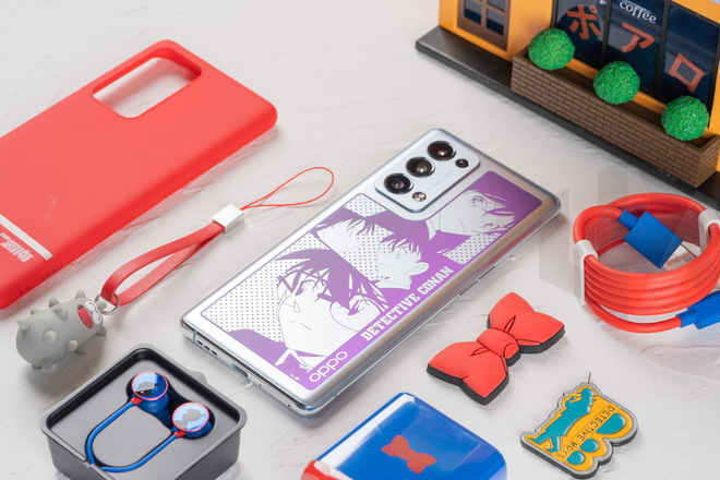 OPPO ra mắt Reno 6 Pro+ phiên bản Thám tử lừng danh Conan - Ảnh 3. OPPO ra mắt Reno 6 Pro+ phiên bản Thám tử lừng danh Conan - Ảnh 3.