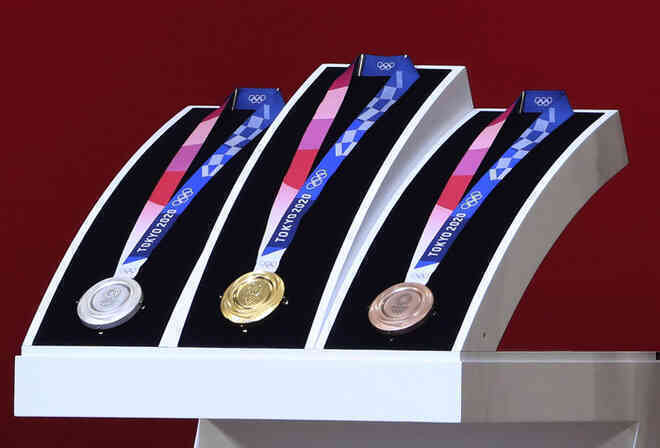 Hé lộ giá trị thật của những chiếc huy chương tại Olympic 2020