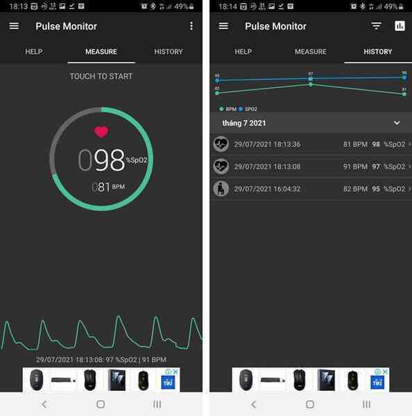 Những ứng dụng giúp đo nồng độ oxy trong máu SpO2 bằng smartphone - 5