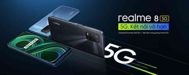 realme ra mắt smartphone 5G đầu tiên tại VN, giá 7.99 triệu đồng