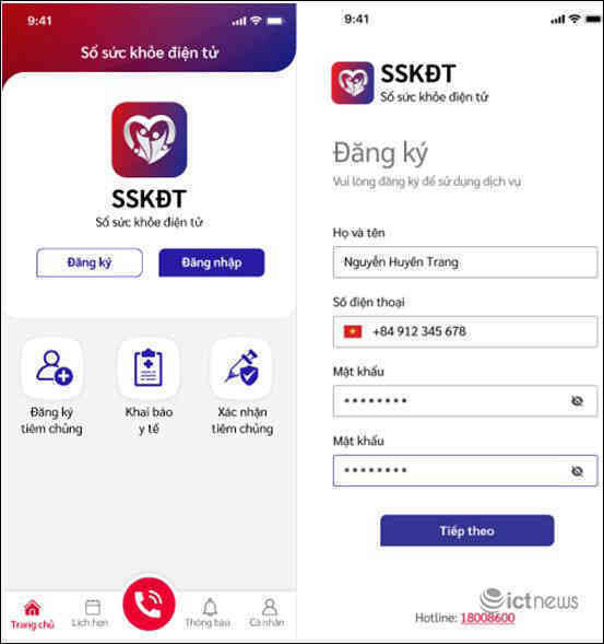 Người dân Hà Nội đăng ký tiêm vắc xin phòng Covid19 qua “Sổ sức khỏe điện tử”