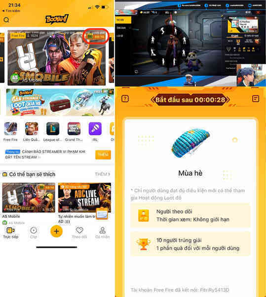 Lần đầu tiên người dùng trải nghiệm “đi săn streamer trên BOOYAH! Live - Ảnh 3.