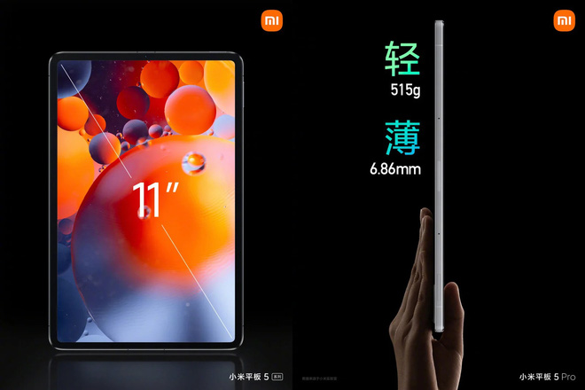 Xiaomi ra mắt Mi Pad 5 và Mi Pad 5 Pro: Màn hình 120Hz, Snapdragon 860/870, 8 loa, giá từ 7.1 triệu đồng - Ảnh 3. Xiaomi ra mắt Mi Pad 5 và Mi Pad 5 Pro: Màn hình 120Hz, Snapdragon 860/870, 8 loa, giá từ 7.1 triệu đồng - Ảnh 3.