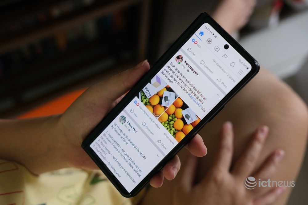 Hình ảnh và video đầu tiên về Galaxy Z Fold3 5G tại Việt Nam
