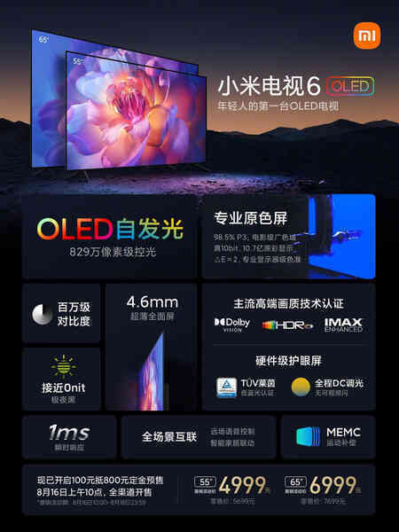 Xiaomi ra mắt TV OLED giá chỉ bằng TV LCD: Rẻ nhưng tại sao bạn không nên mua? - Ảnh 3. Xiaomi ra mắt TV OLED giá chỉ bằng TV LCD: Rẻ nhưng tại sao bạn không nên mua? - Ảnh 3.