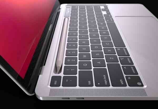 Lộ diện mô hình MacBook Pro với khay chứa bút cảm ứng Lộ diện mô hình MacBook Pro với khay chứa bút cảm ứng