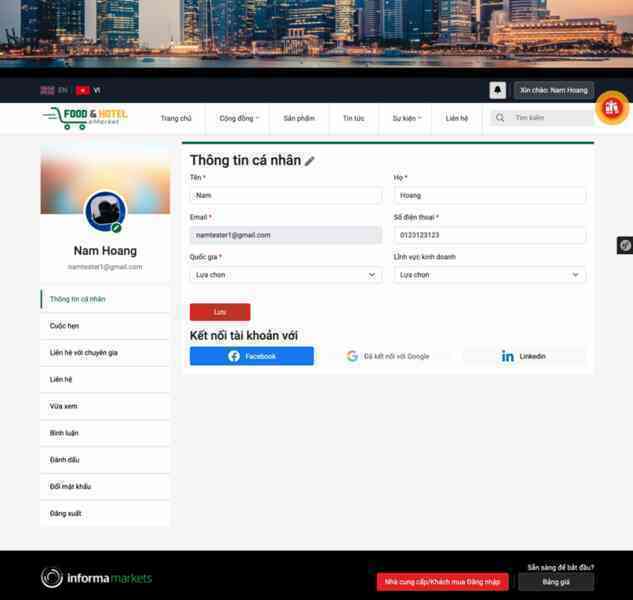 CMC TS và Informa Markets Vietnam ra mắt nền tảng giao thương trực tuyến