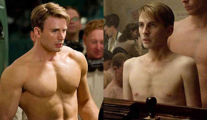 Marvel đã thu nhỏ cơ bắp của Chris Evans như thế nào để tạo ra một Steve Rogers còm nhom trong Captain America? - Ảnh 2. Marvel đã thu nhỏ cơ bắp của Chris Evans như thế nào để tạo ra một Steve Rogers còm nhom trong Captain America? - Ảnh 2.