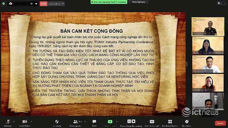 Gần 100 doanh nghiệp cam kết hợp tác đào tạo nhân lực cho ngành CNTT