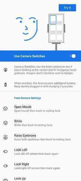 Android 12 sẽ cho phép người dùng điều khiển điện thoại bằng cử chỉ của mắt và miệng - Ảnh 2.