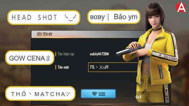 Kí tự đặc biệt FF - Bí kíp đặt tên game Free Fire