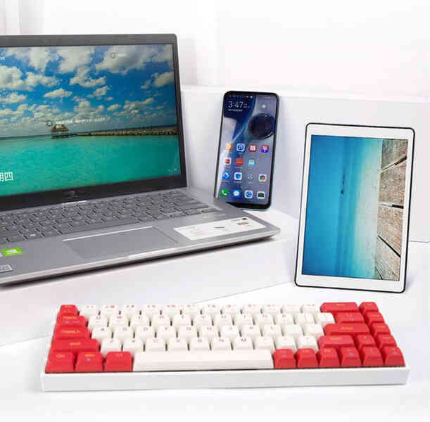 Bàn phím cơ không dây Newmen GM680, nhỏ gọn, độc đáo, thời thượng, phong cách Á Đông - Ảnh 1. Bàn phím cơ không dây Newmen GM680, nhỏ gọn, độc đáo, thời thượng, phong cách Á Đông - Ảnh 1.