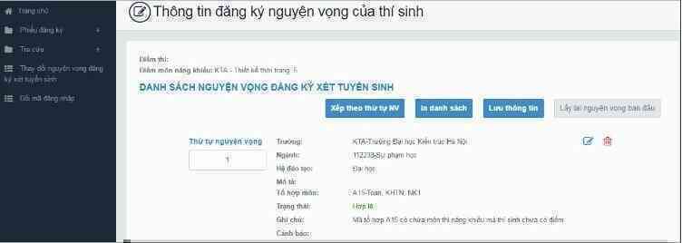 Hướng dẫn điều chỉnh nguyện vọng xét tuyển 2021 qua mạng