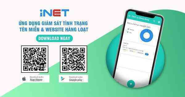 iNET Monitor - Công cụ kiểm tra sức khỏe website, tên miền tự động