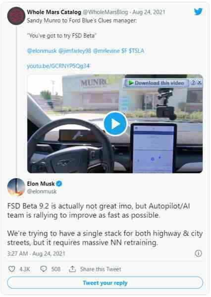 Là tính năng đặc biệt nhất trên xe Tesla, nhưng khả năng tự lái FSD lại bị Elon Musk thẳng thắn chê bai - Ảnh 1. Là tính năng đặc biệt nhất trên xe Tesla, nhưng khả năng tự lái FSD lại bị Elon Musk thẳng thắn chê bai - Ảnh 1.