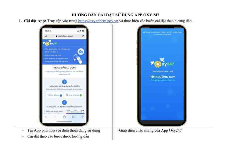 Ứng dụng hỗ trợ tìm giường ô-xy cho bệnh nhân Covid-19 tại TP.HCM