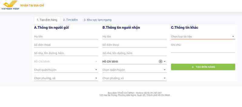 Hướng dẫn gửi hồ sơ qua bưu điện ở TP.HCM