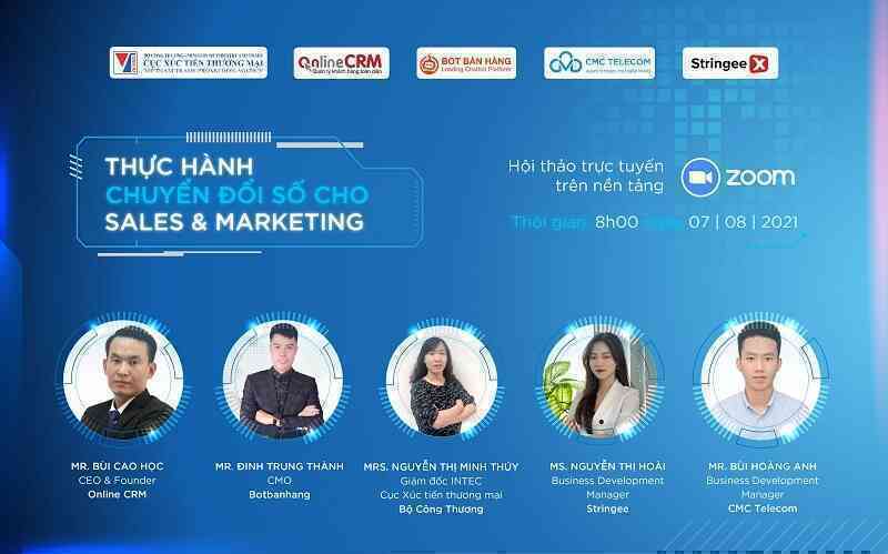 Sắp diễn ra hội thảo trực tuyến “Thực hành chuyển đổi số cho Sales và Marketing”