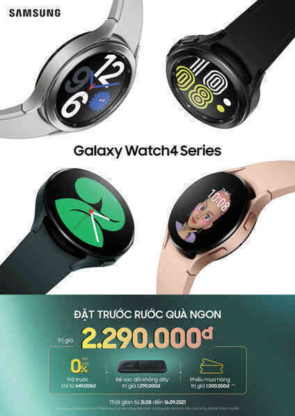 Samsung mở chương trình đặt trước Galaxy Watch4/Watch4 Classic và Galaxy Buds2 với nhiều ưu đãi hấp dẫn