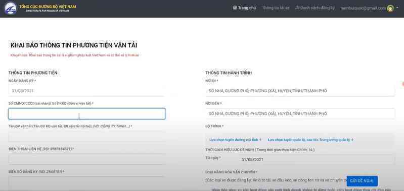 Hướng dẫn đăng ký mã QR phương tiện vận tải mùa dịch