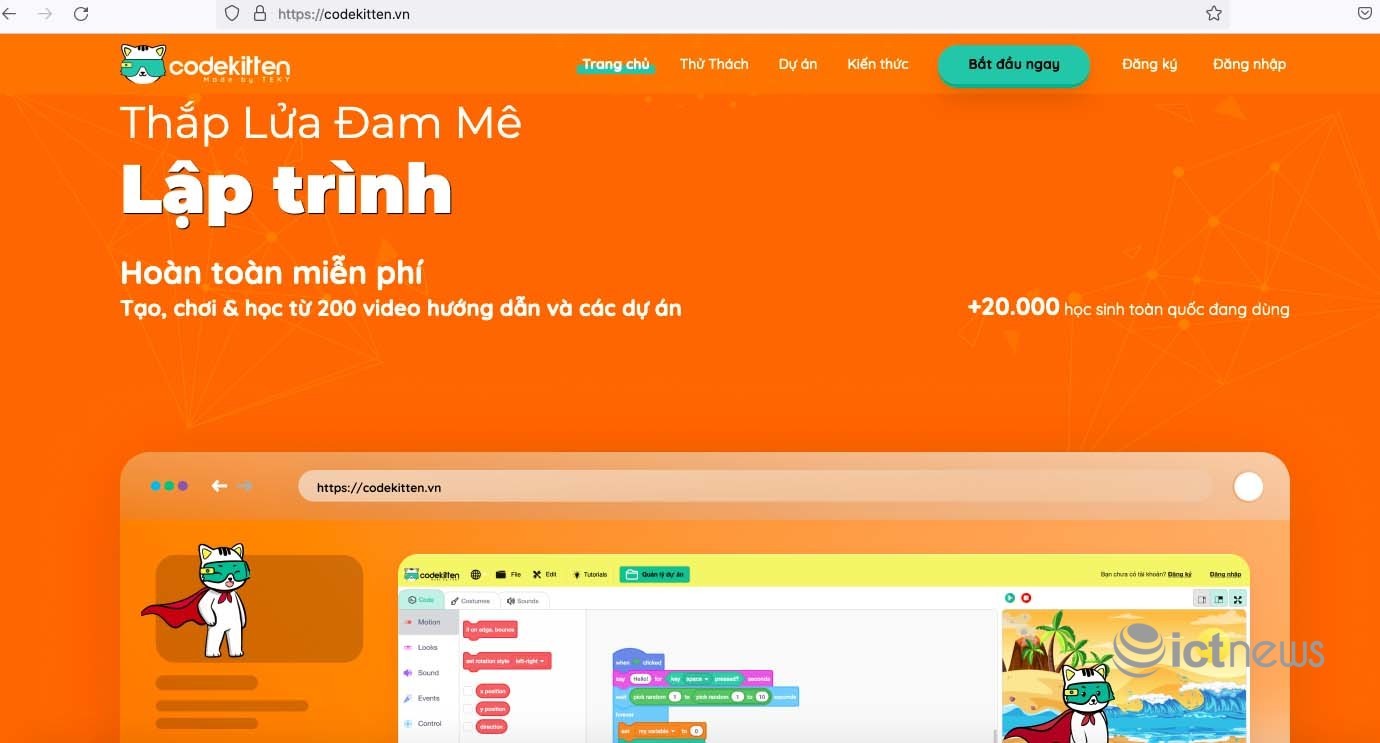 Nền tảng học lập trình và STEM miễn phí dành riêng cho trẻ em Việt Nam