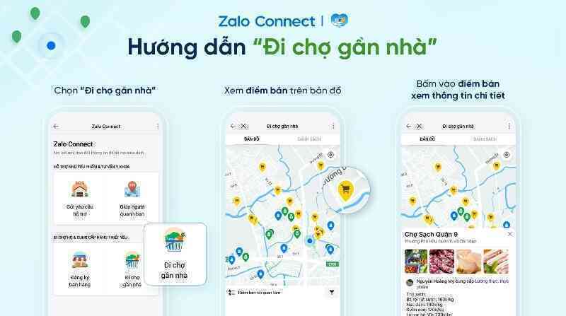 50.000 điểm cung cấp hàng thiết yếu, thuốc men gần nhà trên Zalo Connect