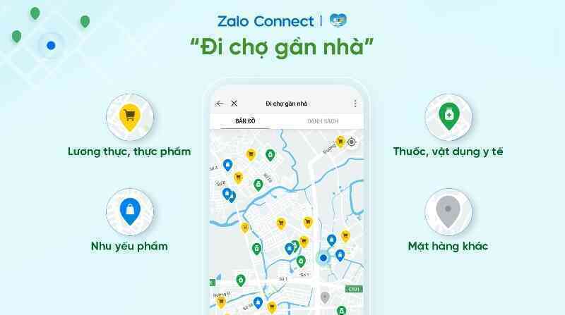 50.000 điểm cung cấp hàng thiết yếu, thuốc men gần nhà trên Zalo Connect