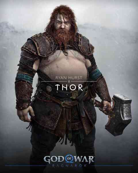 Mời bạn chiêm ngưỡng bụng bia của Thor trong God of War Ragnarök