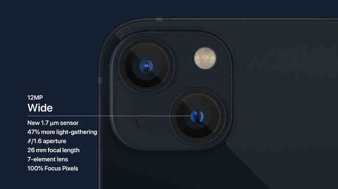 iPhone 13 và iPhone 13 mini chính thức: Tai thỏ gọn hơn, camera có chống rung cảm biến, Apple A15, giá từ 699 USD - Ảnh 7. iPhone 13 và iPhone 13 mini chính thức: Tai thỏ gọn hơn, camera có chống rung cảm biến, Apple A15, giá từ 699 USD - Ảnh 7.