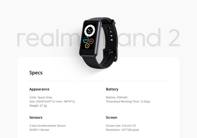 Realme Band 2 ra mắt với nhiều nâng cấp, giá gần 800,000 đồng - Ảnh 3. Realme Band 2 ra mắt với nhiều nâng cấp, giá gần 800,000 đồng - Ảnh 3.