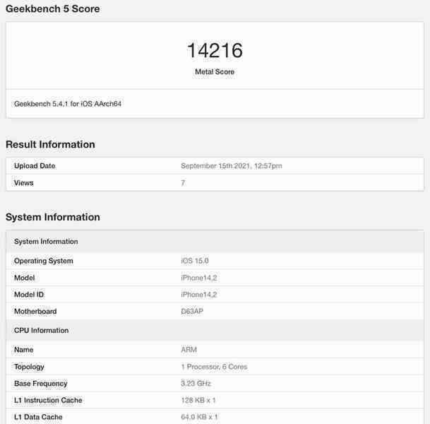 Chip A15 Bionic trên iPhone 13 đã có điểm benchmark - Ảnh 2.