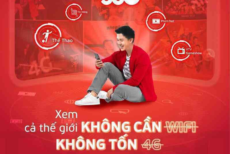 Hướng dẫn đăng ký 4G Viettel không giới hạn dung lượng VTV Go