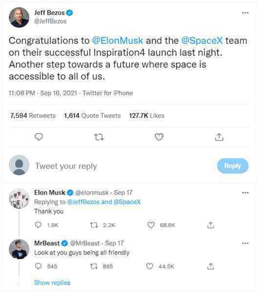 Là kỳ phùng địch thủ của nhau, nhưng SpaceX của Elon Musk vừa đạt một thành tích làm cả Jeff Bezos cũng phải ngả mũ kính phục - Ảnh 2.