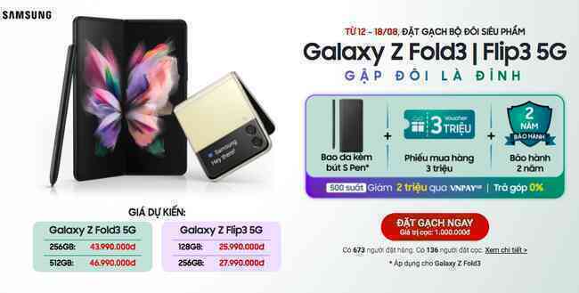 Smartphone màn hình gập có giá tới 47 triệu đồng của Samsung nhận hàng nghìn lượt đặt trước sau chưa đầy 24h