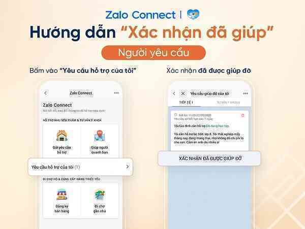 Hỗ trợ đồ dùng học tập cho học sinh qua Zalo Connect