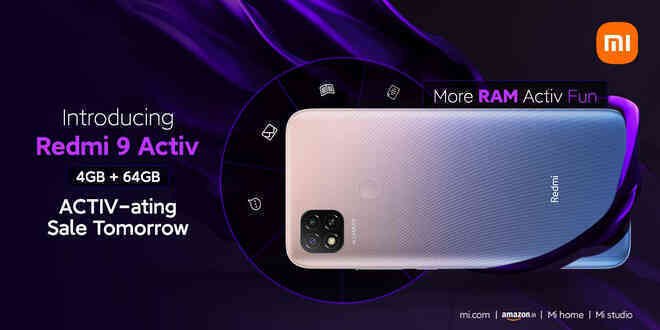Redmi 9 Activ ra mắt: Helio G35, pin 5000mAh, giá từ 2.9 triệu đồng