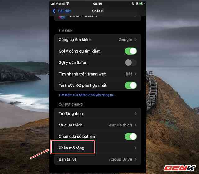 Cách cài đặt thêm tiện ích mở rộng cho Safari trên iOS 15 - Ảnh 2. Cách cài đặt thêm tiện ích mở rộng cho Safari trên iOS 15 - Ảnh 2.